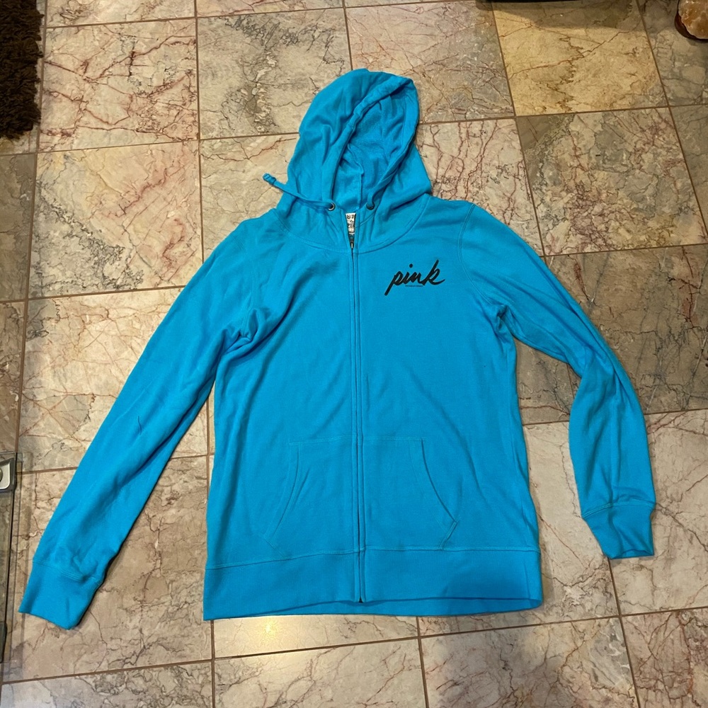 VS pink over sized zip up